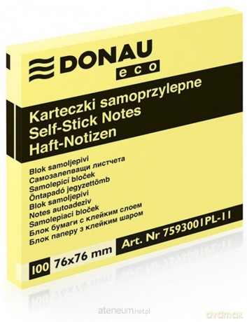 Bloczek samoprzylepny Eco 76x76mm (12szt)