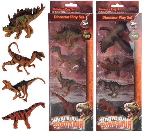 Dinozaury 4szt [FIGURKA]