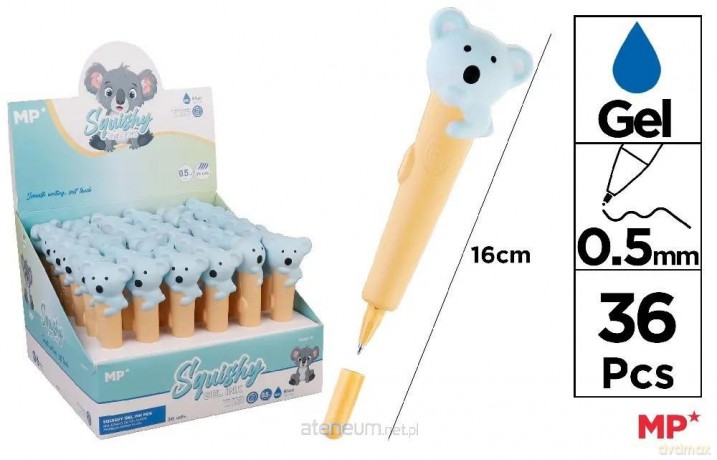 Długopis żelowy Squishy Koala (36szt)