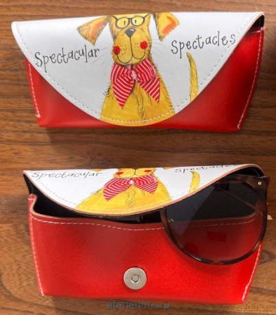 Etui na okulary GL06 Pies w okularach