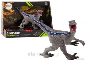 Figurka dinozaura kolekcjonerska velocitaptor siwy [FIGURKA]