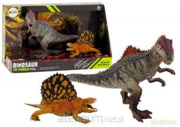 Figurki dinozaurów dimetrodon allozaur 2el [FIGURKA]