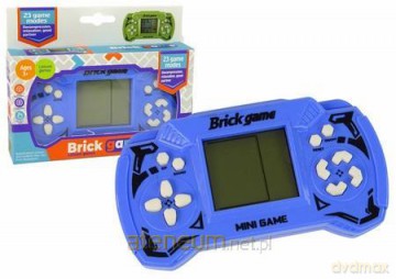 Gra konsola Brick Game niebieska [GRA]