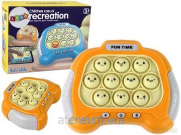Gra sensoryczna konsola Pop It na baterie żółta [GRA]