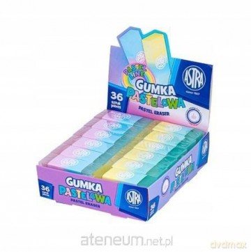 Gumka dwukolorowa Pastel Line (36szt)