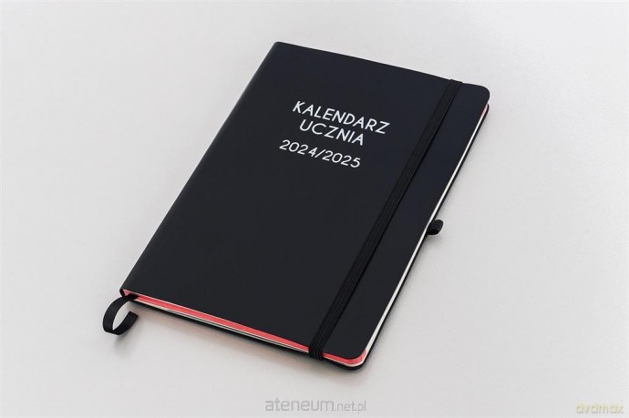 Kalendarz 2024/2025 A5 ucznia TNS czarny [KALENDARZ]