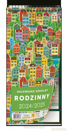 Kalendarz 2024-2025 szkolny Rodzinny [KALENDARZ]