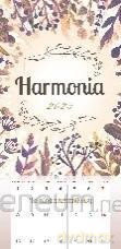 Kalendarz 2025 notatnikowy Harmonia [KALENDARZ]