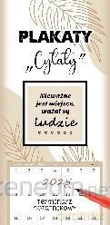 Kalendarz 2025 notatnikowy Plakaty Cytaty [KALENDARZ]