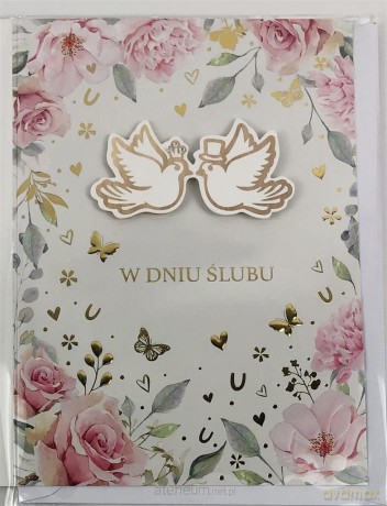 Kartka okolicznościowa Ślub