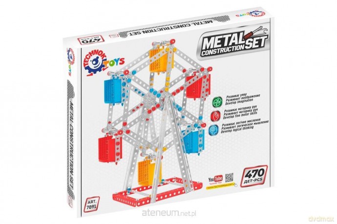 Konstruktor metalowy 470el [KLOCKI]