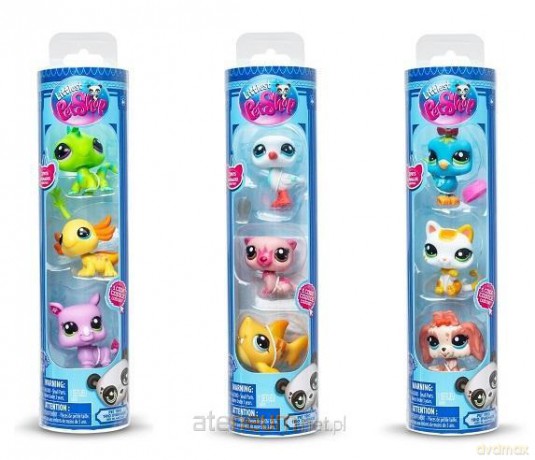 Littlest Pet Shop Zestaw 3 figurek mix [FIGURKA]