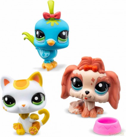 Littlest Pet Shop Zestaw 3 figurek mix [FIGURKA]