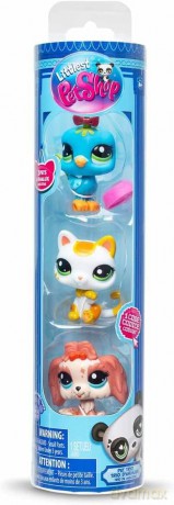 Littlest Pet Shop Zestaw 3 figurek mix [FIGURKA]