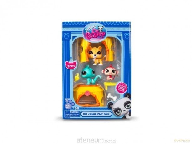 Littlest Pet Shop Zestaw Dżungla 3 figurki [FIGURKA]