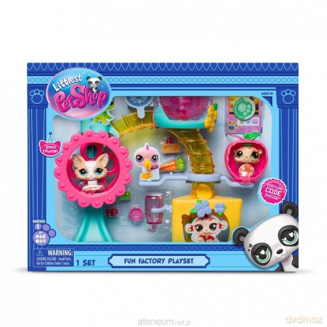 Littlest Pet Shop Zestaw Fabryka zabawy 2 figurki [FIGURKA]