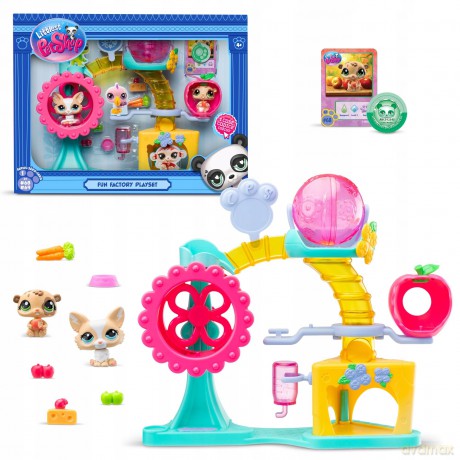 Littlest Pet Shop Zestaw Fabryka zabawy 2 figurki [FIGURKA]