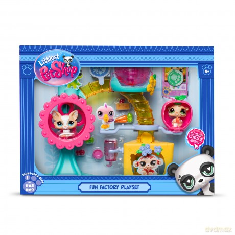 Littlest Pet Shop Zestaw Fabryka zabawy 2 figurki [FIGURKA]