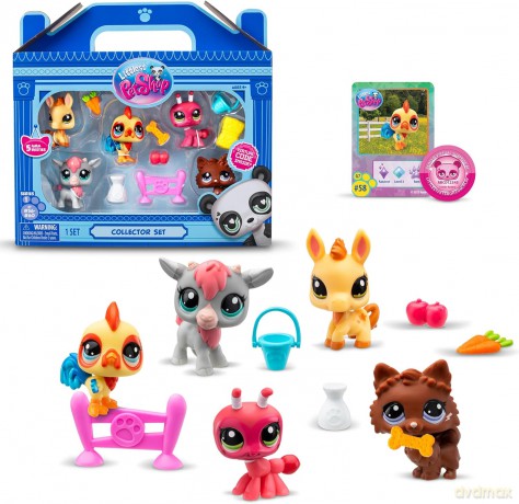 Littlest Pet Shop Zestaw Farma 5 figurek [FIGURKA]