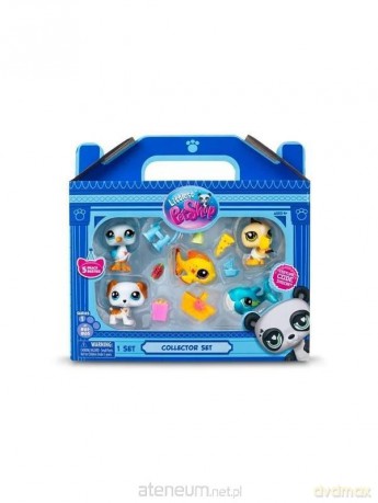 Littlest Pet Shop Zestaw Plaża 5 figurek [FIGURKA]