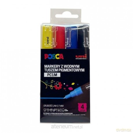 Markery plakatowe PC-1M 4 kolory