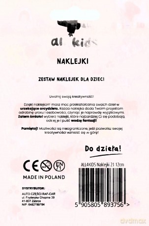 Naklejki dla dzieci Zwierzęta 2