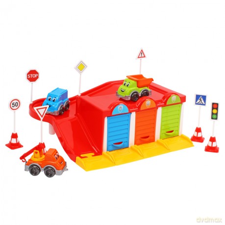 Parking z samochodzikami