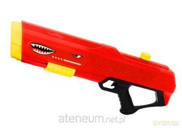 Pistolet na wodę rekin z pompką czerwony 57cm