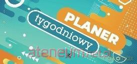 Planer 2025 biurkowy leżący tygodniowy poziomy [KALENDARZ]