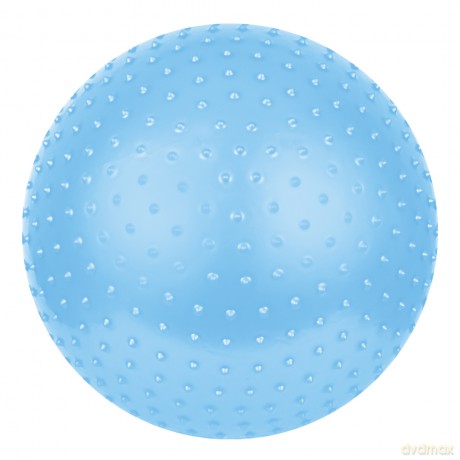 Spokey Piłka Gimnastyczna z Masażem Niebieska (Rozmiar 65 cm)