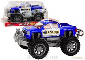 Samochód Policji Pickup niebieski