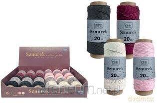Sznurek na spulce 20m Satin Gold (12szt)
