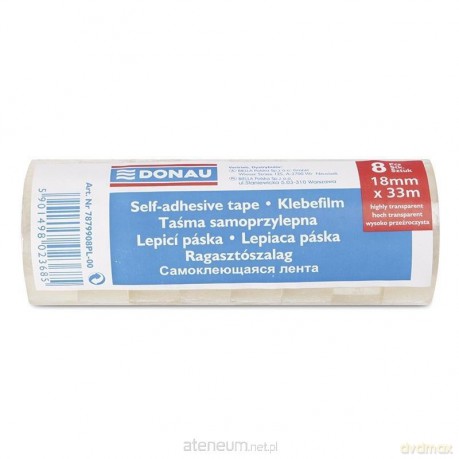 Taśma biurowa 18mmx33m (8szt)