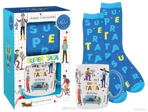Zestaw kubek + skarpetki Porys Tata