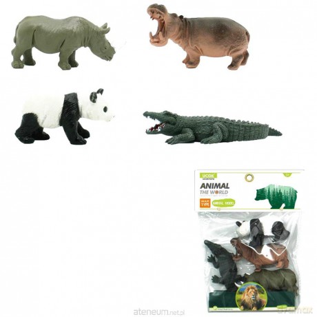 Zwierzęta zoo 4szt [FIGURKA]