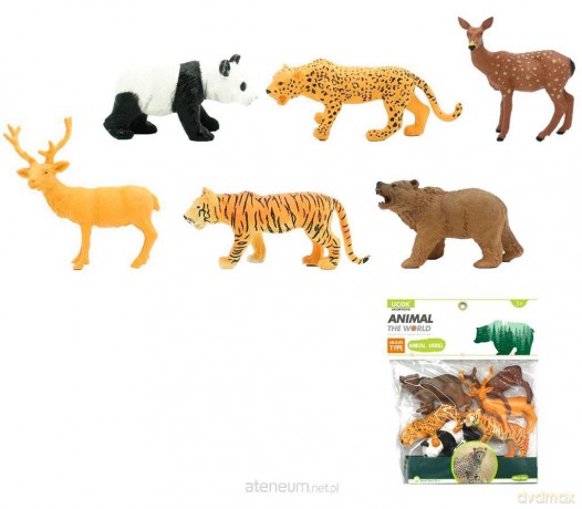 Zwierzęta zoo 6szt [FIGURKA]