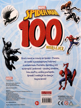 100 naklejek. Marvel Spider-Man [KSIĄŻKA]