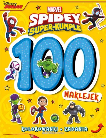 100 naklejek. Marvel Spidey i Super-kumple [KSIĄŻKA]
