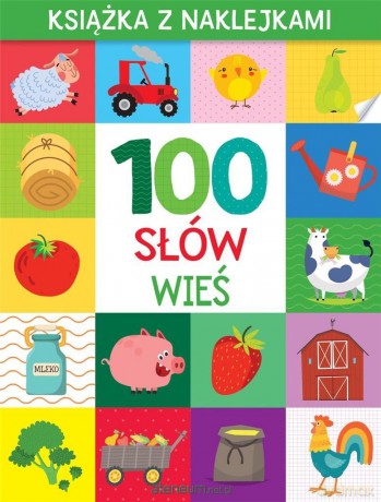 100 słów. Wieś. Książka z naklejkami [KSIĄŻKA]