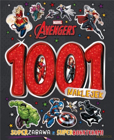1001 naklejek. Marvel Avengers [KSIĄŻKA]