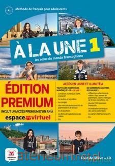 A la une 1 podręcznik. Edicon premium [KSIĄŻKA]