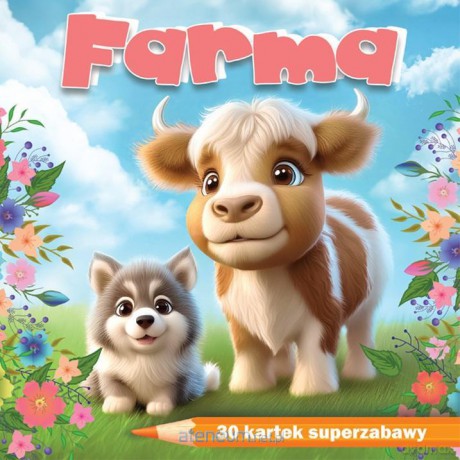 Farma. 30 kartek superzabawy - kolorowanka notes [KSIĄŻKA]