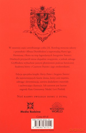 Harry Potter i Insygnia Śmierci. Gryffindor - J. K. Rowling [KSIĄŻKA]