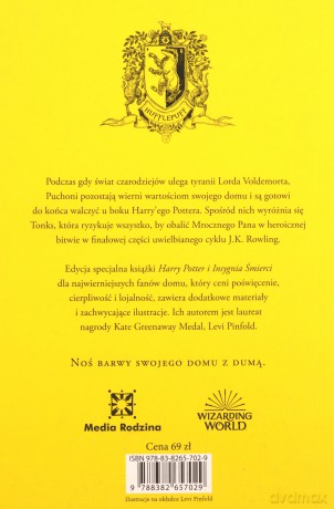 Harry Potter i Insygnia Śmierci. Hufflepuff - J. K. Rowling [KSIĄŻKA]