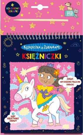 Książeczka ze zdrapkami - księżniczki [KSIĄŻKA]