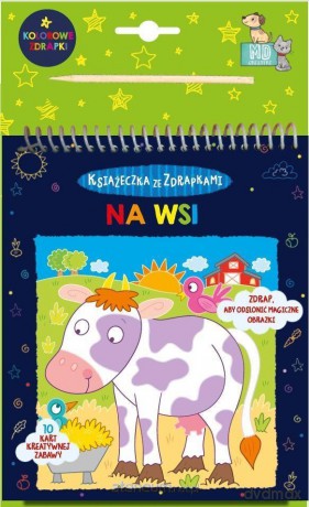 Książeczka ze zdrapkami - na wsi [KSIĄŻKA]