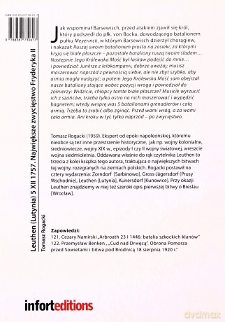 Leuthen (Lutynia) 5 XII 1757 - Tomasz Rogacki [KSIĄŻKA]