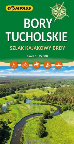 Mapa - Bory Tucholskie 1:75 000