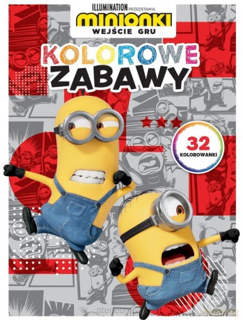 Minionki. Wejście Gru. Kolorowe zabawy [KSIĄŻKA]