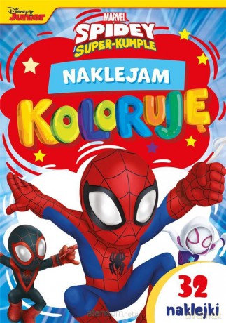 Naklejam i koloruję. Marvel Spidey i Super-Kumple [KSIĄŻKA]